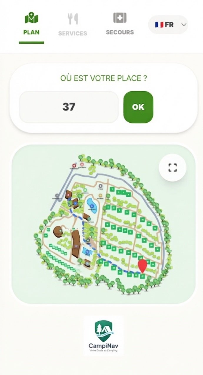Accès CampiNav Vacancier